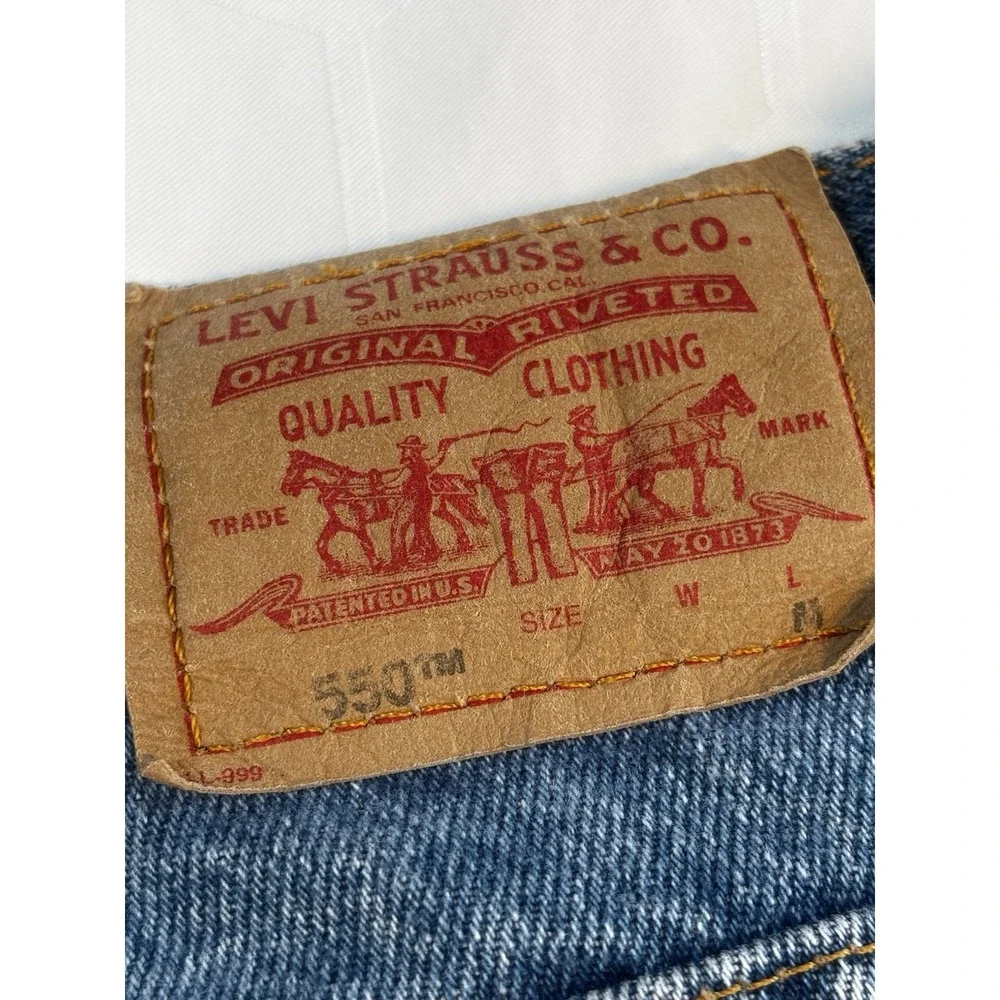 Vintage Levi's 550 Jeans Women's  12M Blue Classic Relaxed‎ Fit Misses VTG